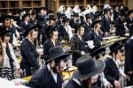 באזוך פון כ"ק אדמו"ר מסאטמאר שליט"א אין מאנסי לטובת דעם בנין החדש דישיבת קנין תורה פארגאנגענעם זונטאג
