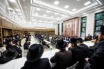 באזוך פון כ"ק אדמו"ר מסאטמאר שליט"א אין מאנסי לטובת דעם בנין החדש דישיבת קנין תורה פארגאנגענעם זונטאג