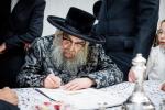 באזוך פון כ"ק אדמו"ר מסאטמאר שליט"א אין מאנסי לטובת דעם בנין החדש דישיבת קנין תורה פארגאנגענעם זונטאג