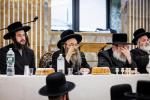 באזוך פון כ"ק אדמו"ר מסאטמאר שליט"א אין מאנסי לטובת דעם בנין החדש דישיבת קנין תורה פארגאנגענעם זונטאג
