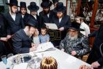 באזוך פון כ"ק אדמו"ר מסאטמאר שליט"א אין מאנסי לטובת דעם בנין החדש דישיבת קנין תורה פארגאנגענעם זונטאג