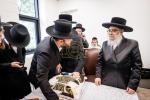 באזוך פון כ"ק אדמו"ר מסאטמאר שליט"א אין מאנסי לטובת דעם בנין החדש דישיבת קנין תורה פארגאנגענעם זונטאג