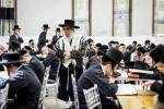 באזוך פון כ"ק אדמו"ר מסאטמאר שליט"א אין מאנסי לטובת דעם בנין החדש דישיבת קנין תורה פארגאנגענעם זונטאג