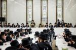 באזוך פון כ"ק אדמו"ר מסאטמאר שליט"א אין מאנסי לטובת דעם בנין החדש דישיבת קנין תורה פארגאנגענעם זונטאג