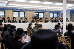 באזוך פון כ"ק אדמו"ר מסאטמאר שליט"א אין מאנסי לטובת דעם בנין החדש דישיבת קנין תורה פארגאנגענעם זונטאג