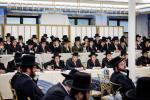 באזוך פון כ"ק אדמו"ר מסאטמאר שליט"א אין מאנסי לטובת דעם בנין החדש דישיבת קנין תורה פארגאנגענעם זונטאג