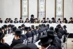 באזוך פון כ"ק אדמו"ר מסאטמאר שליט"א אין מאנסי לטובת דעם בנין החדש דישיבת קנין תורה פארגאנגענעם זונטאג