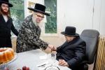 באזוך פון כ"ק אדמו"ר מסאטמאר שליט"א אין מאנסי לטובת דעם בנין החדש דישיבת קנין תורה פארגאנגענעם זונטאג