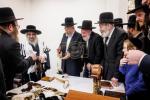 באזוך פון כ"ק אדמו"ר מסאטמאר שליט"א אין מאנסי לטובת דעם בנין החדש דישיבת קנין תורה פארגאנגענעם זונטאג