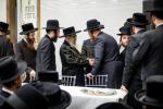 באזוך פון כ"ק אדמו"ר מסאטמאר שליט"א אין מאנסי לטובת דעם בנין החדש דישיבת קנין תורה פארגאנגענעם זונטאג