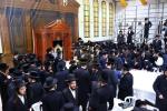 בילדער גאלעריע פונעם סעודת פרידה פאר כ"ק אדמו"ר מתולדות יהודה שליט"א אין ארץ ישראל פארן צירוקפארן קיין חוץ לארץ