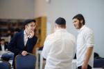 בילדער גאלעריע פון דעם פרישן ווינטער זמן וואס האט זיך נארוואס אנגעהויבן אין די הויפט ישיבה קטנה אין מאקאווע