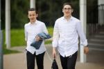 בילדער גאלעריע פון דעם פרישן ווינטער זמן וואס האט זיך נארוואס אנגעהויבן אין די הויפט ישיבה קטנה אין מאקאווע