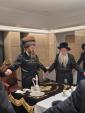 כ"ק אדמו"ר מסאדיגורה לאנדאן שליט"א ביים עריכת השולחן לכבוד י"א אלול