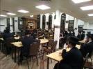 עצרת הספד ככלות השבעה פון כ"ק אדמו"ר מבית שמואל צבי ספינקא זצ"ל אין ביהמ"ד זכרון צבי ספינקא אין קרית יואל.