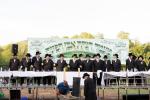 מעמד הנחת אבן הפינה בראשות הרה"צ רבי אהרן מענדיל שליט"א פאר די נייע "קינדער ביהמ"ד" אין מחנה תולדות יעקב יוסף דחסידי סקווירא אין סוואן לעיק | בילדער
