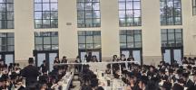אב''ד סאטמאר וויליאמסבורג שליט"א ביים סעודת הילולא פון בעל ייטב לב זצ"ל פאר די חברי חבורת קדושת יו"ט