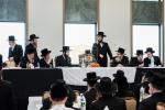 כ"ק אדמו"ר מסאטמאר שליט"א באזוכט אין שטאט לינדען, ניו זשערסי.  אינעם ראם פונעם באזוך האט זיך דער רבי באטייליגט ביי א מסיבת 'חומש סעודה', ווי אויך האט דער רבי באזוכט אינעם נייעם בית מדרש און מקוה 'היכל התורה'.