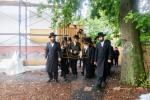 כ"ק מרן אדמו"ר מסאטמאר שליט"א ערשיינט  בהיכל בית מדרש החדש יטב לב סאטמאר בנין פריעדמאן אין מאנסי