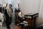 מעמד אמירת א' סליחות בצל הקודש פון פאר הדור הרה"ק רבי יעקב מאיר שעכטער שליט"א.