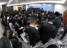 מעמד אמירת א' סליחות בצל הקודש פון פאר הדור הרה"ק רבי יעקב מאיר שעכטער שליט"א.