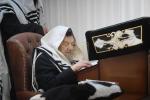 מעמד אמירת א' סליחות בצל הקודש פון פאר הדור הרה"ק רבי יעקב מאיר שעכטער שליט"א.