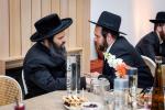 מסיבה פאר נגידים לטובת מתיבתא דסאטמאר אין די שטוב פונעם נגיד ר' משה אהרן מאנן הי"ו