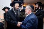 מסיבה פאר נגידים לטובת מתיבתא דסאטמאר אין די שטוב פונעם נגיד ר' משה אהרן מאנן הי"ו