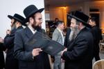 מסיבה פאר נגידים לטובת מתיבתא דסאטמאר אין די שטוב פונעם נגיד ר' משה אהרן מאנן הי"ו