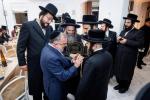מסיבה פאר נגידים לטובת מתיבתא דסאטמאר אין די שטוב פונעם נגיד ר' משה אהרן מאנן הי"ו