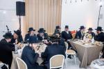 מסיבה פאר נגידים לטובת מתיבתא דסאטמאר אין די שטוב פונעם נגיד ר' משה אהרן מאנן הי"ו