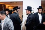 מסיבה פאר נגידים לטובת מתיבתא דסאטמאר אין די שטוב פונעם נגיד ר' משה אהרן מאנן הי"ו