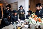 מסיבה פאר נגידים לטובת מתיבתא דסאטמאר אין די שטוב פונעם נגיד ר' משה אהרן מאנן הי"ו