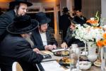 מסיבה פאר נגידים לטובת מתיבתא דסאטמאר אין די שטוב פונעם נגיד ר' משה אהרן מאנן הי"ו