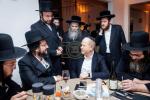 מסיבה פאר נגידים לטובת מתיבתא דסאטמאר אין די שטוב פונעם נגיד ר' משה אהרן מאנן הי"ו