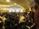 די לוויה פון כ"ק אדמו"ר מביאלא אוסטראווא זצ"ל פון בית מדרש אויף רחוב דוד דראובני אין ירושלים צום הר הזיתים.