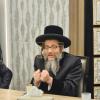 כ"ק אדמו"ר מסקולען לעיקוואוד ביי א באזוך און שיחת חיזוק אלס הכנה צו ראש השנה אין ישיבת 'נתיב התורה' אין די טאמס ריווער געגנט אין לעיקוואוד.