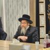 כ"ק אדמו"ר מסקולען לעיקוואוד ביי א באזוך און שיחת חיזוק אלס הכנה צו ראש השנה אין ישיבת 'נתיב התורה' אין די טאמס ריווער געגנט אין לעיקוואוד.