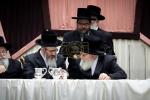 מעמד הנחת אבן הפינה רבתי פארן בנין ישיבה קטנה תולדות יעקב יוסף דחסידי סקווירא - מאנסי בראשות בני וחתני כ"ק האדמו"ר מסקווירא שליט"א