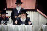 מעמד הנחת אבן הפינה רבתי פארן בנין ישיבה קטנה תולדות יעקב יוסף דחסידי סקווירא - מאנסי בראשות בני וחתני כ"ק האדמו"ר מסקווירא שליט"א