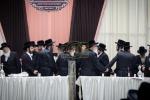 מעמד הנחת אבן הפינה רבתי פארן בנין ישיבה קטנה תולדות יעקב יוסף דחסידי סקווירא - מאנסי בראשות בני וחתני כ"ק האדמו"ר מסקווירא שליט"א