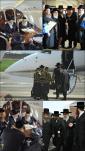 Main image for סאטמארער רבי (מהר"א) שליט"א, זיין זון הגה"צ ר' מענדל שליט"א, די גבאים, און דער קרית יואל'ער עסקן ר' גדליה סעגעדין, ביים אפרייזן פון סטיוארט עירפארט צום היסטארישן מיטינג מיט פרעזידענט טראמפ אין ווייסן הויז.