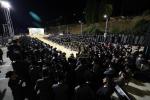 מעמד התפילה פון חסידי תולדות אהרן און מירון בראשות כ"ק אדמו"ר מתולדות אהרן שליט"א