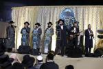 מעמד התפילה פון חסידי תולדות אהרן און מירון בראשות כ"ק אדמו"ר מתולדות אהרן שליט"א