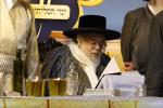 מעמד התפילה פון חסידי תולדות אהרן און מירון בראשות כ"ק אדמו"ר מתולדות אהרן שליט"א