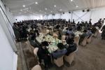 מעמד התפילה פון חסידי תולדות אהרן און מירון בראשות כ"ק אדמו"ר מתולדות אהרן שליט"א