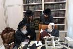 אדמורי"ם ביי פאר הדור הרה"ק רבי יעקב מאיר שעכטער שליט"א  לברך ולהתברך בברכת השנים לקראת הימים הנוראים