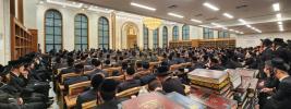הרה"ג ר' שמעון שפיטצער שליט"א ביים דרשה לרגל ימים נוראים אין ביהמ"ד לב אהרן דסאטמאר וויליאמסבורג