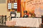 מעמד 'יציקת היסודות' פונעם נייעם און פראכטפולן בית המדרש "ישועות משה" וויזשניץ אשדוד בראשות פון כ"ק אדמו"ר מוויזניץ שליט"א