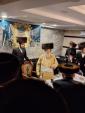 קהל חסידי לעלוב בראשות הגה"צ המשפיע רבי יוסף חיים בידערמאן שליט"א אויף א 'מסע התעוררות' אין ליזענסק